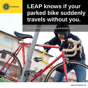 Improving Lifestyle for People: LEAP knows if your parked bike suddenly travels without you
